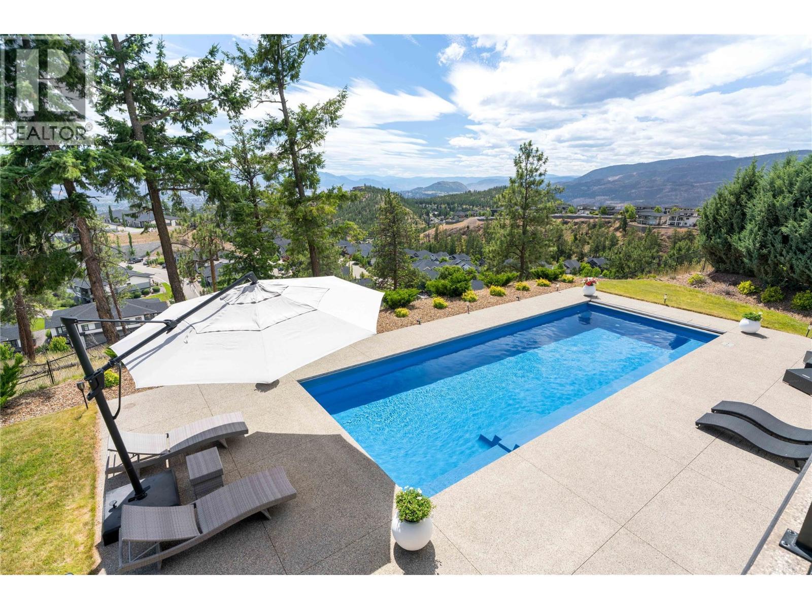 172 Skyland Drive, Kelowna, BC - Outdoor With In Ground Pool