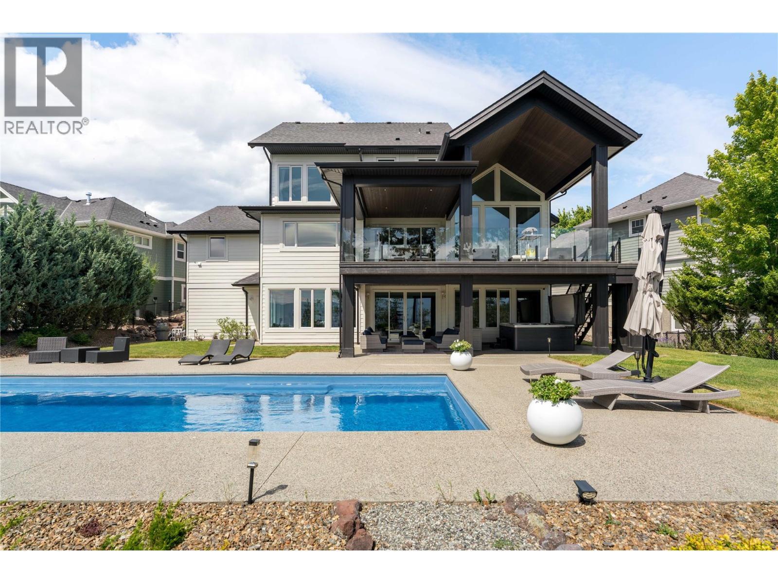 172 Skyland Drive, Kelowna, BC - Outdoor With In Ground Pool