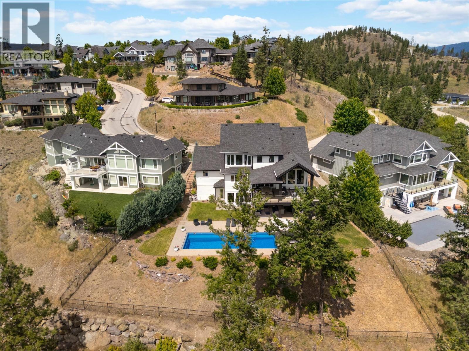 172 Skyland Drive, Kelowna, BC - Outdoor With In Ground Pool With View