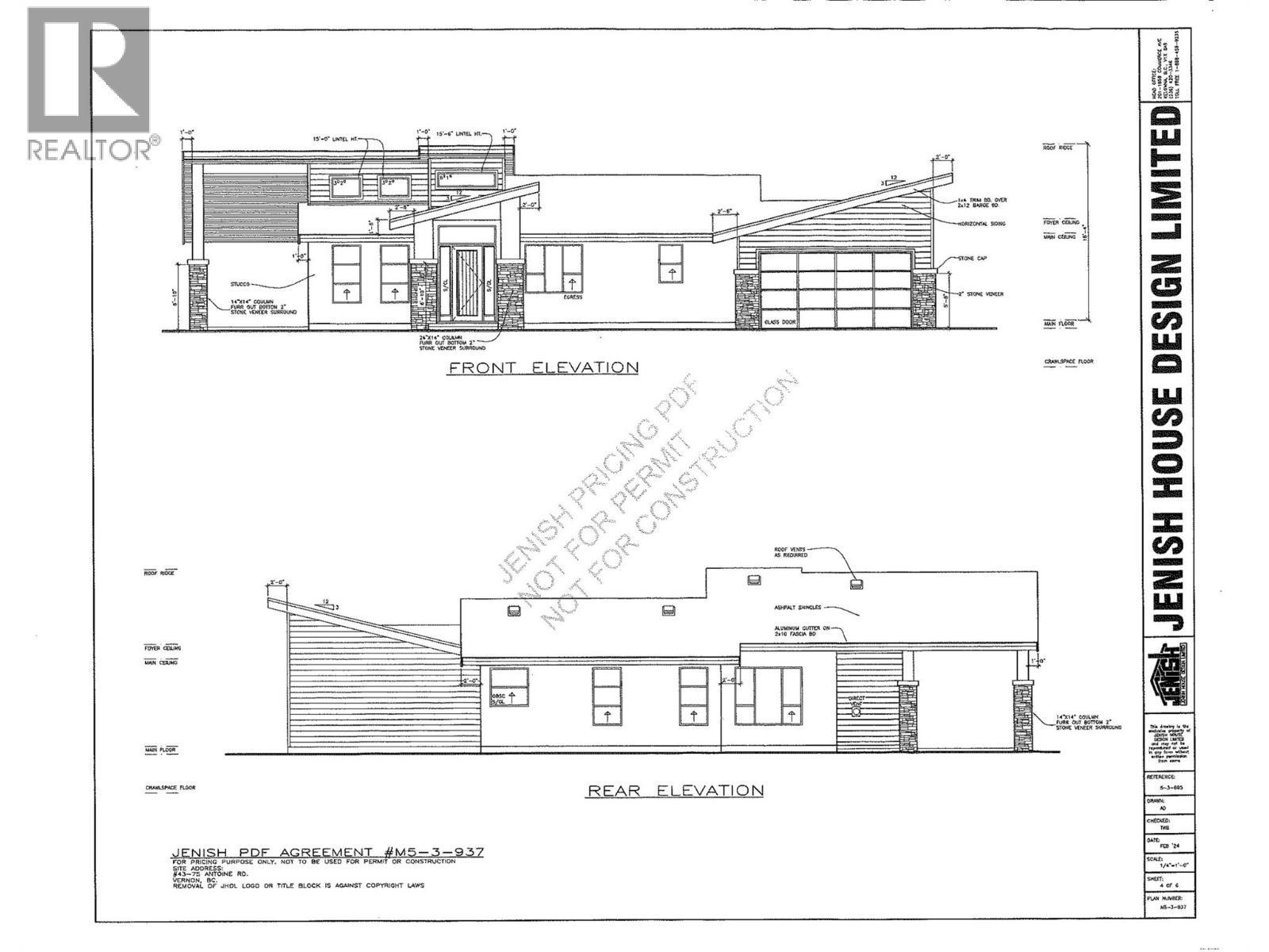 43 75 Antoine Road rancher to be built - 75 Antoine Road Unit# 43, Vernon, BC - Other