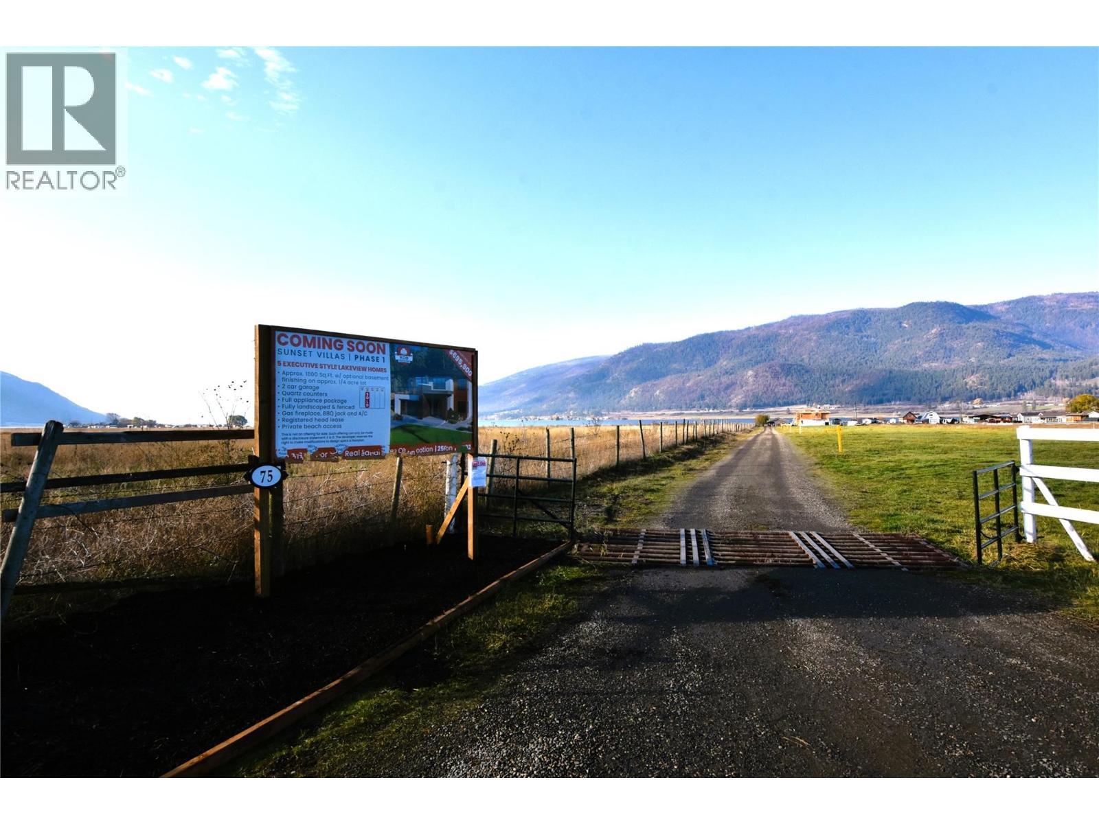 Laneway to lot 43 - 75 Antoine Road Unit# 43, Vernon, BC - Outdoor With View