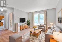 Apt A - Virtually staged living room -