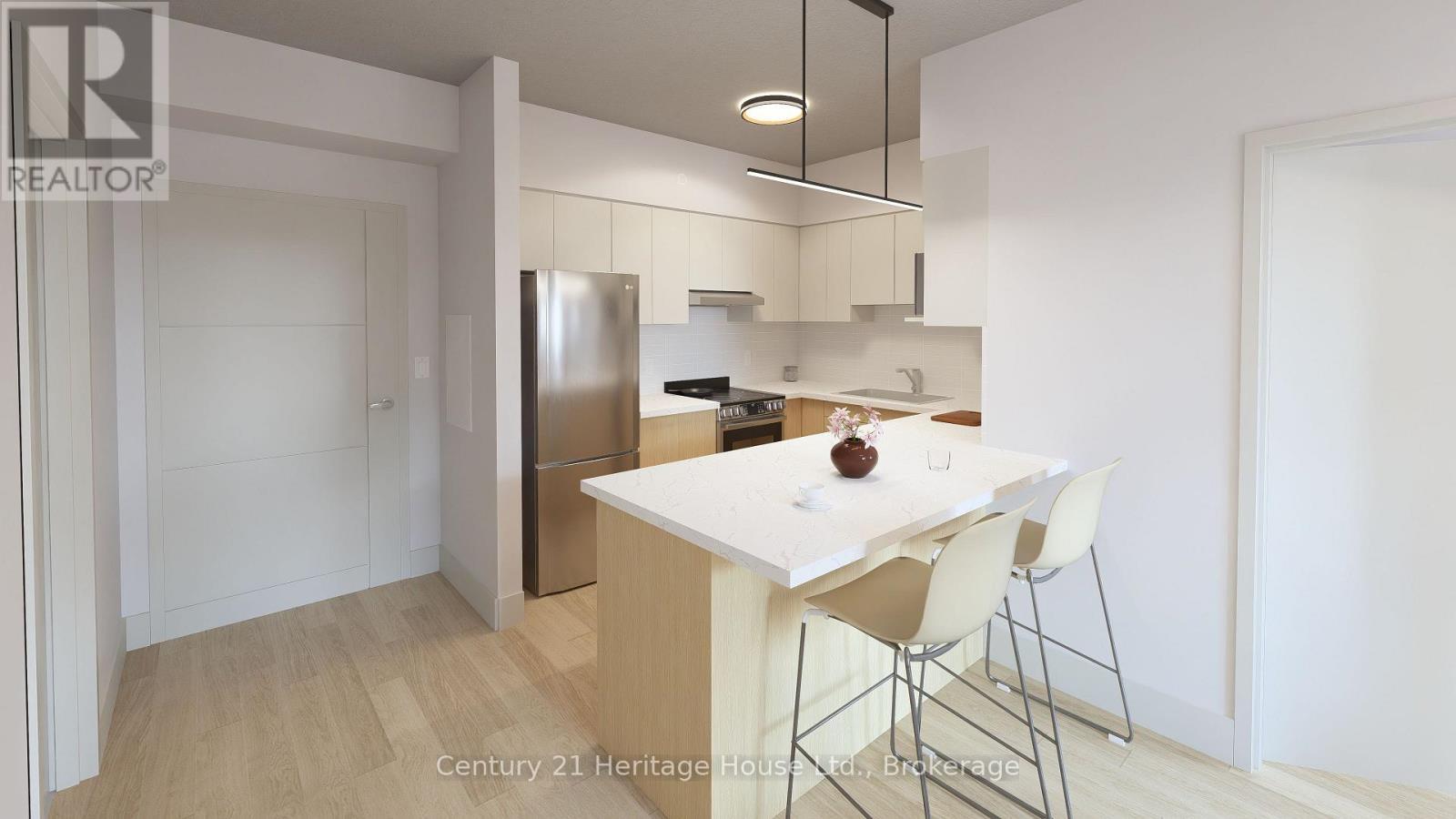711 - 333 Albert Street, Waterloo, ON - Indoor Photo Showing Kitchen