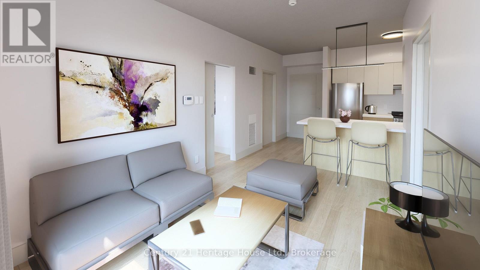 711 - 333 Albert Street, Waterloo, ON - Indoor Photo Showing Living Room