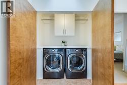 Oversized closet for laundry close to all of the bedrooms -