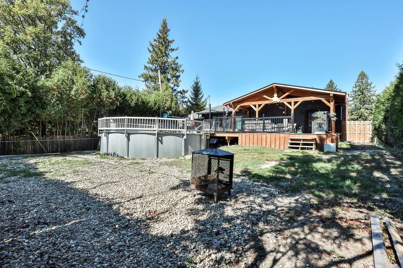 Face arrière - 657 Rue Sigouin, Gatineau (Gatineau), QC - Outdoor With Above Ground Pool With Backyard