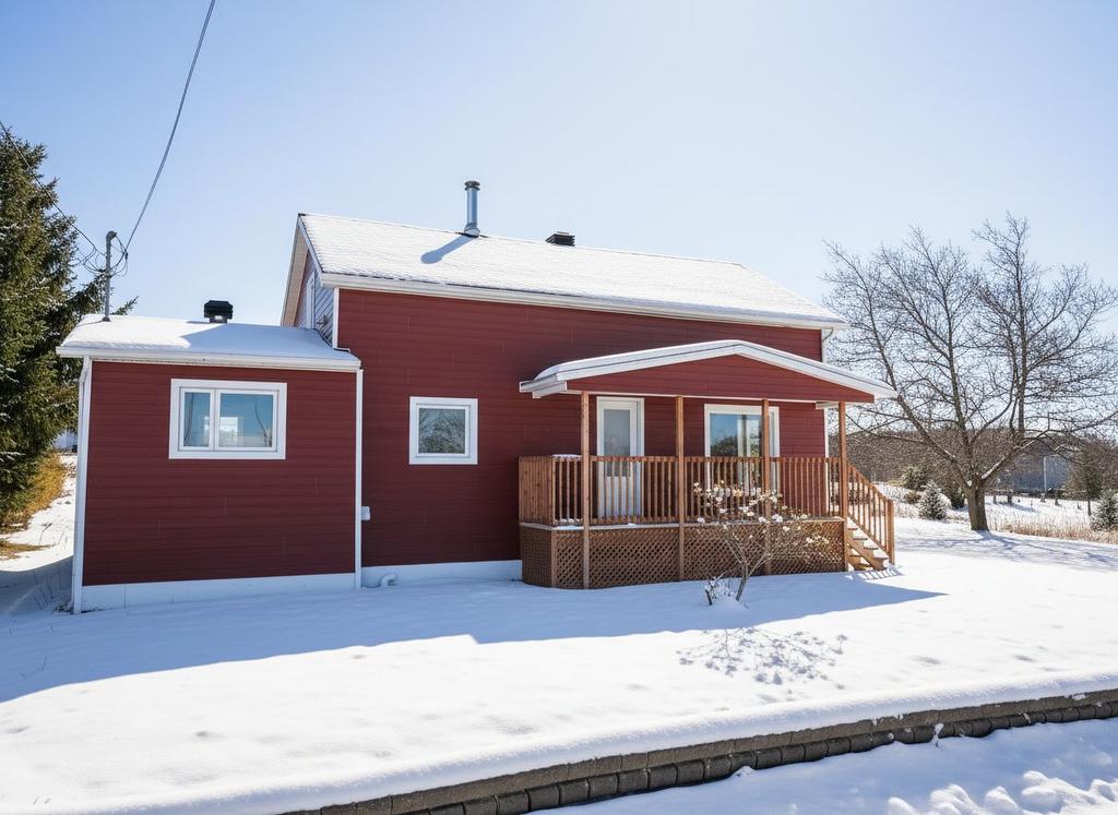 Frontage - 200 Rg Lafontaine, Sainte-Perpétue, QC - Outdoor With Deck Patio Veranda