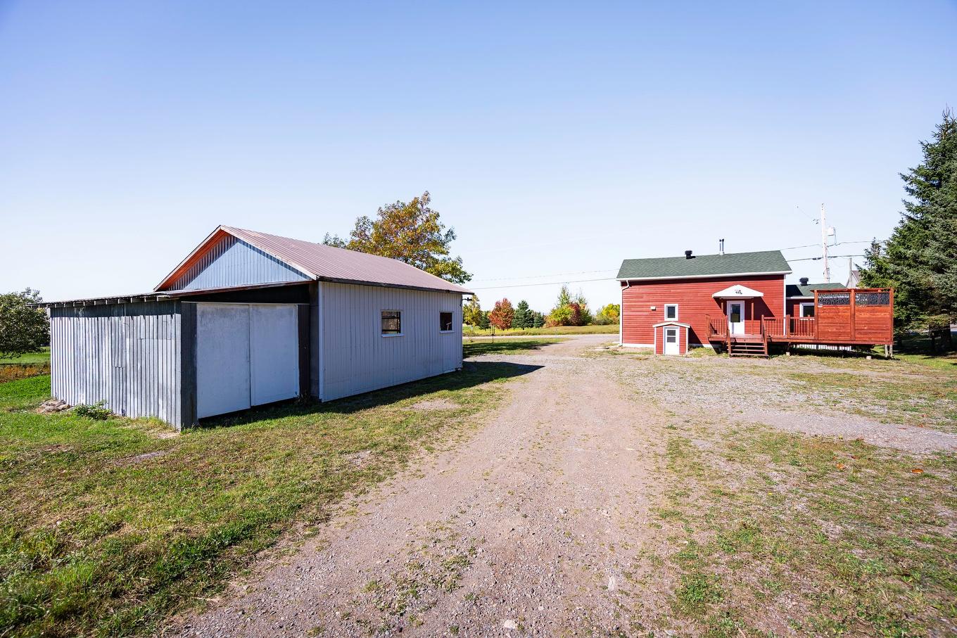 Backyard - 200 Rg Lafontaine, Sainte-Perpétue, QC - Outdoor With Exterior