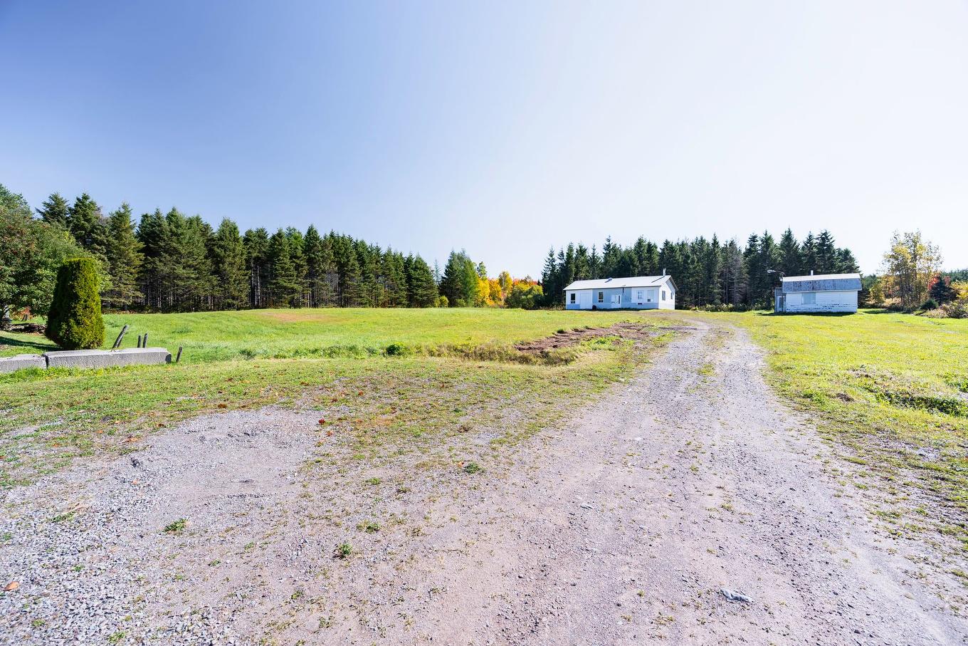 Backyard - 200 Rg Lafontaine, Sainte-Perpétue, QC - Outdoor With View