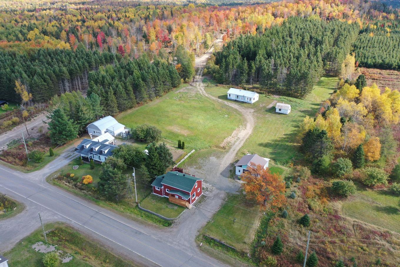 Aerial photo - 200 Rg Lafontaine, Sainte-Perpétue, QC - Outdoor With View