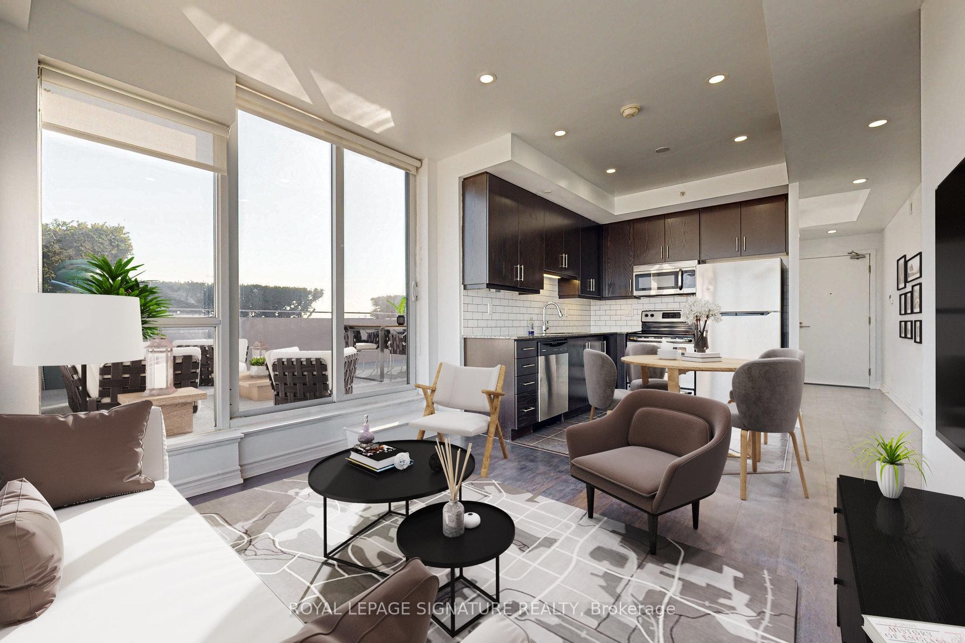 1012-15 James Finlay Way, Toronto, ON - Indoor Photo Showing Living Room