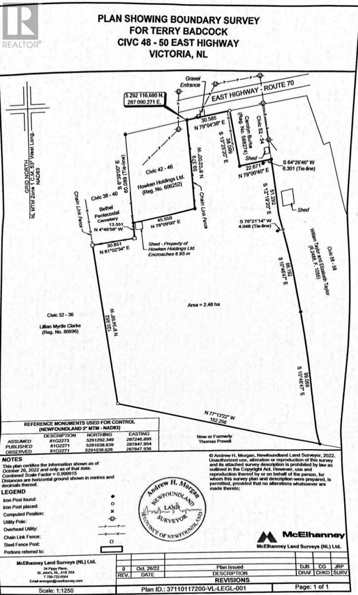 48-50 East Highway, Victoria, NL