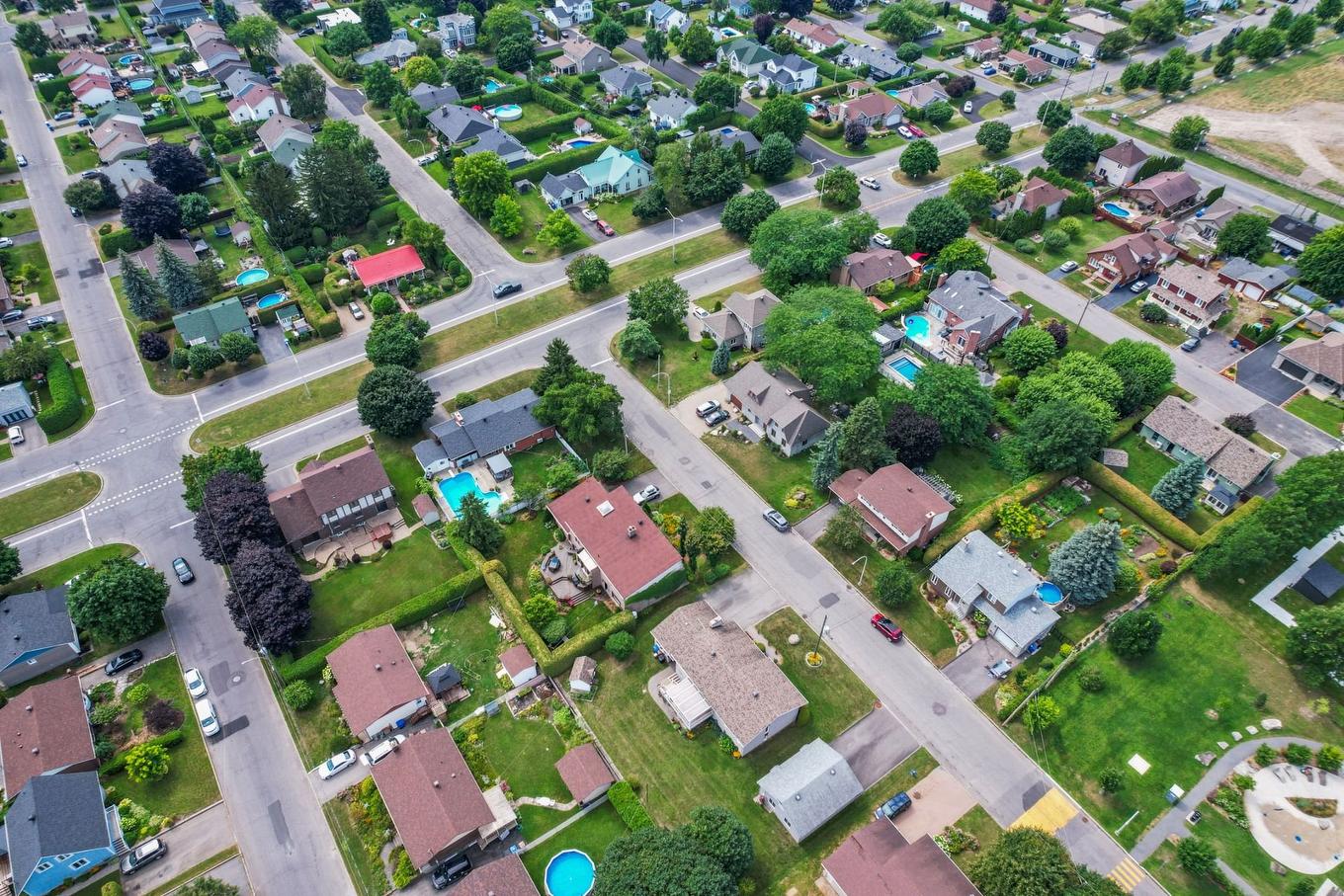 Photo aérienne - 261 Rue St-Louis, Salaberry-De-Valleyfield, QC - Outdoor With View