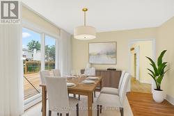 Virtually Staged Dining Room -