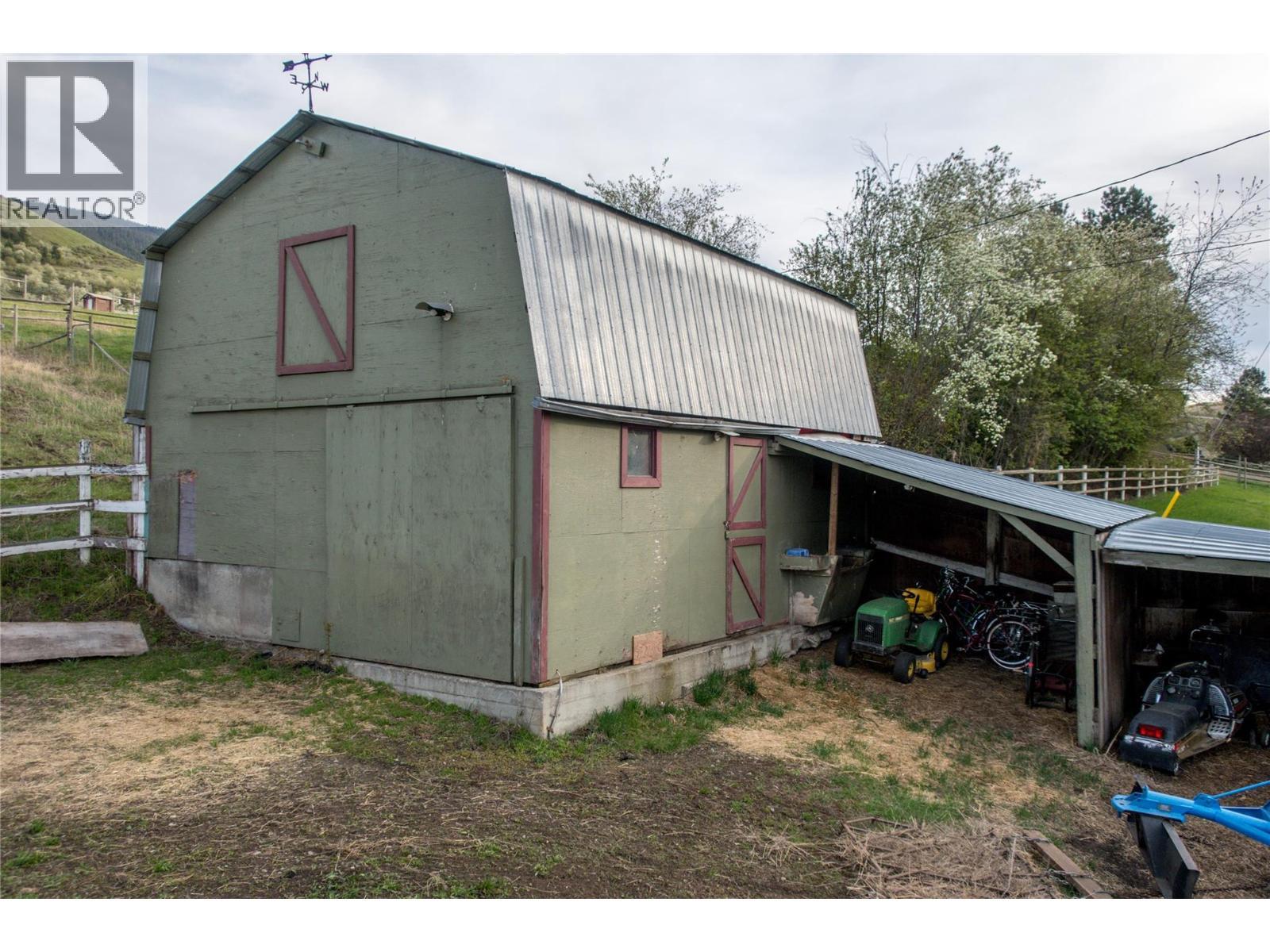 Barn - 6655 Cosens Bay Road, Coldstream, BC - Outdoor With Exterior