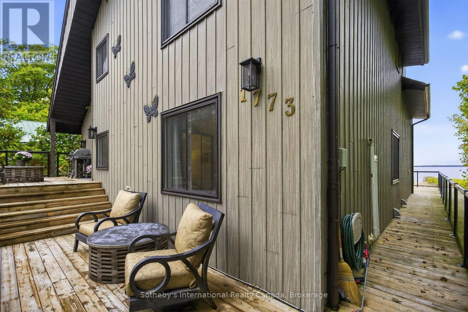 1773 Champlain Road, Tiny, ON - Outdoor With Deck Patio Veranda With Exterior