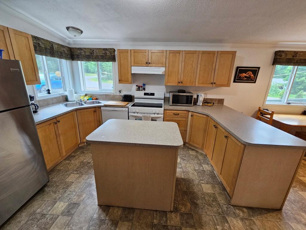 589 Fawn Road, Clearwater, BC - Indoor Photo Showing Kitchen With Double Sink