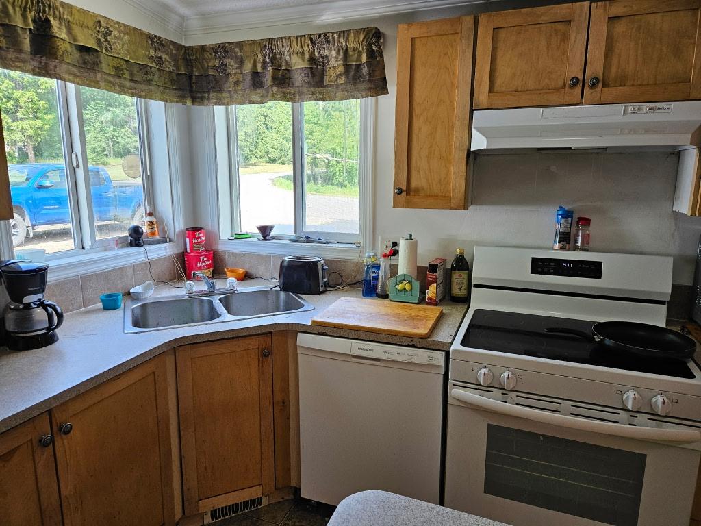 589 Fawn Road, Clearwater, BC - Indoor Photo Showing Kitchen With Double Sink