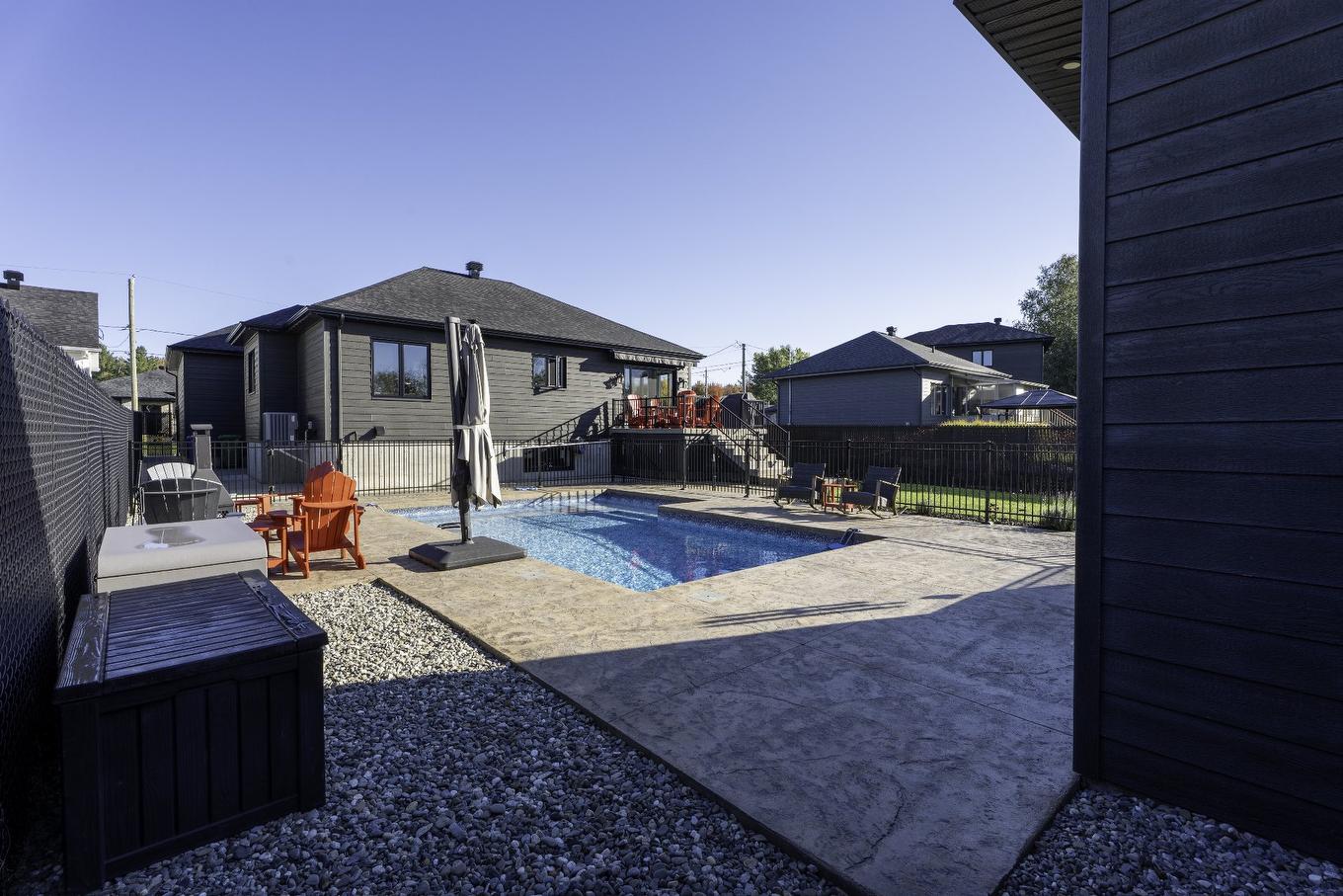 Pool - 157 Rue Jules Monast, Cowansville, QC - Outdoor With In Ground Pool With Deck Patio Veranda With Exterior