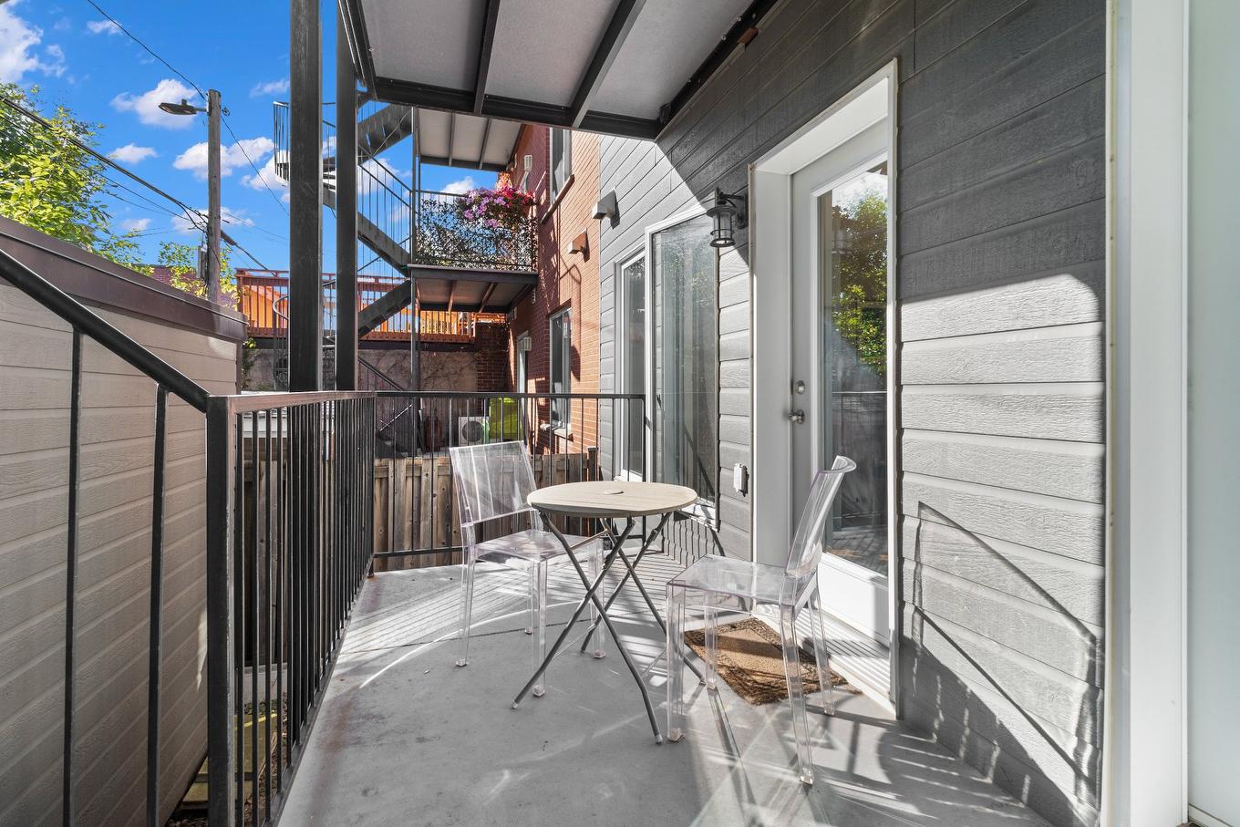 Balcon - 102-2238 Rue Cardinal, Montréal (Le Sud-Ouest), QC - Outdoor With Exterior