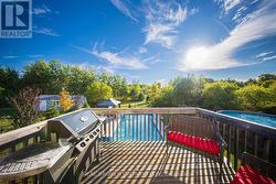 Walk-Out Deck From Kitchen -