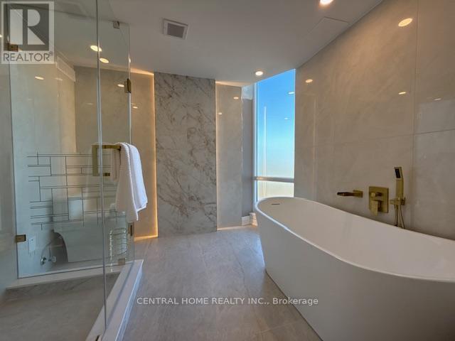 Master bedroom ensuit Full Bathroom - 1707 - 55 Skymark Drive, Toronto, ON - Indoor