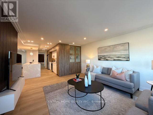 Family Room - 1707 - 55 Skymark Drive, Toronto, ON - Indoor Photo Showing Living Room