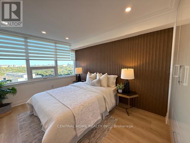 2nd Bedroom - 1707 - 55 Skymark Drive, Toronto, ON - Indoor Photo Showing Bedroom