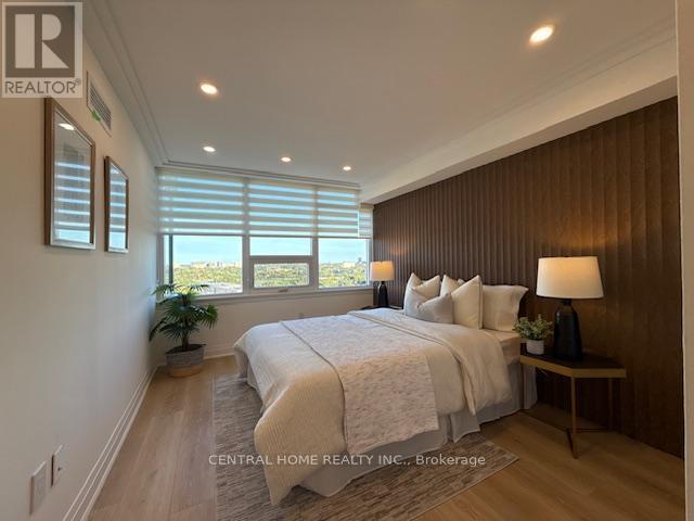 2nd Bedroom - 1707 - 55 Skymark Drive, Toronto, ON - Indoor Photo Showing Bedroom