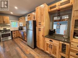 Custom Hickory cabinets -