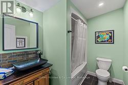 2 level bathroom -