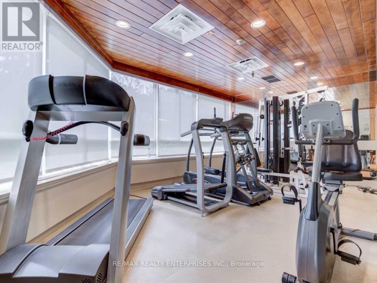 420 - 1001 Cedarglen Gate, Mississauga, ON - Indoor Photo Showing Gym Room