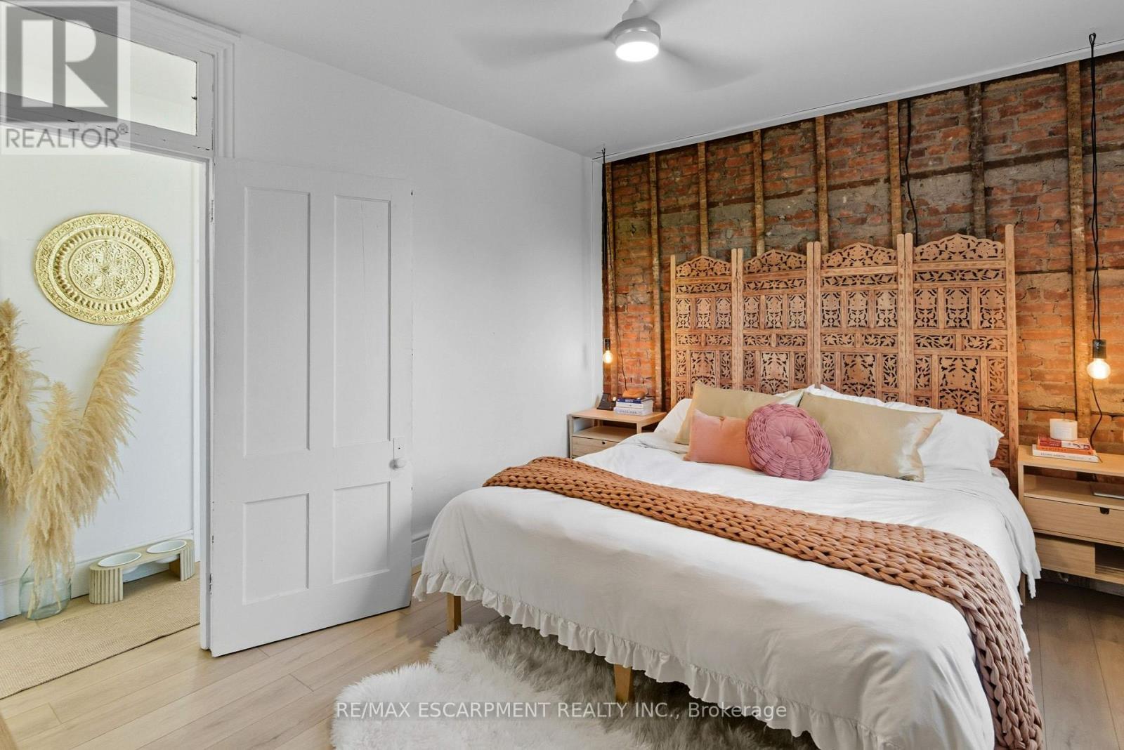 Cozy up here for bedtime! - 249 Bay Street N, Hamilton, ON - Indoor Photo Showing Bedroom