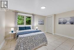 Lower level, home's third bedroom -