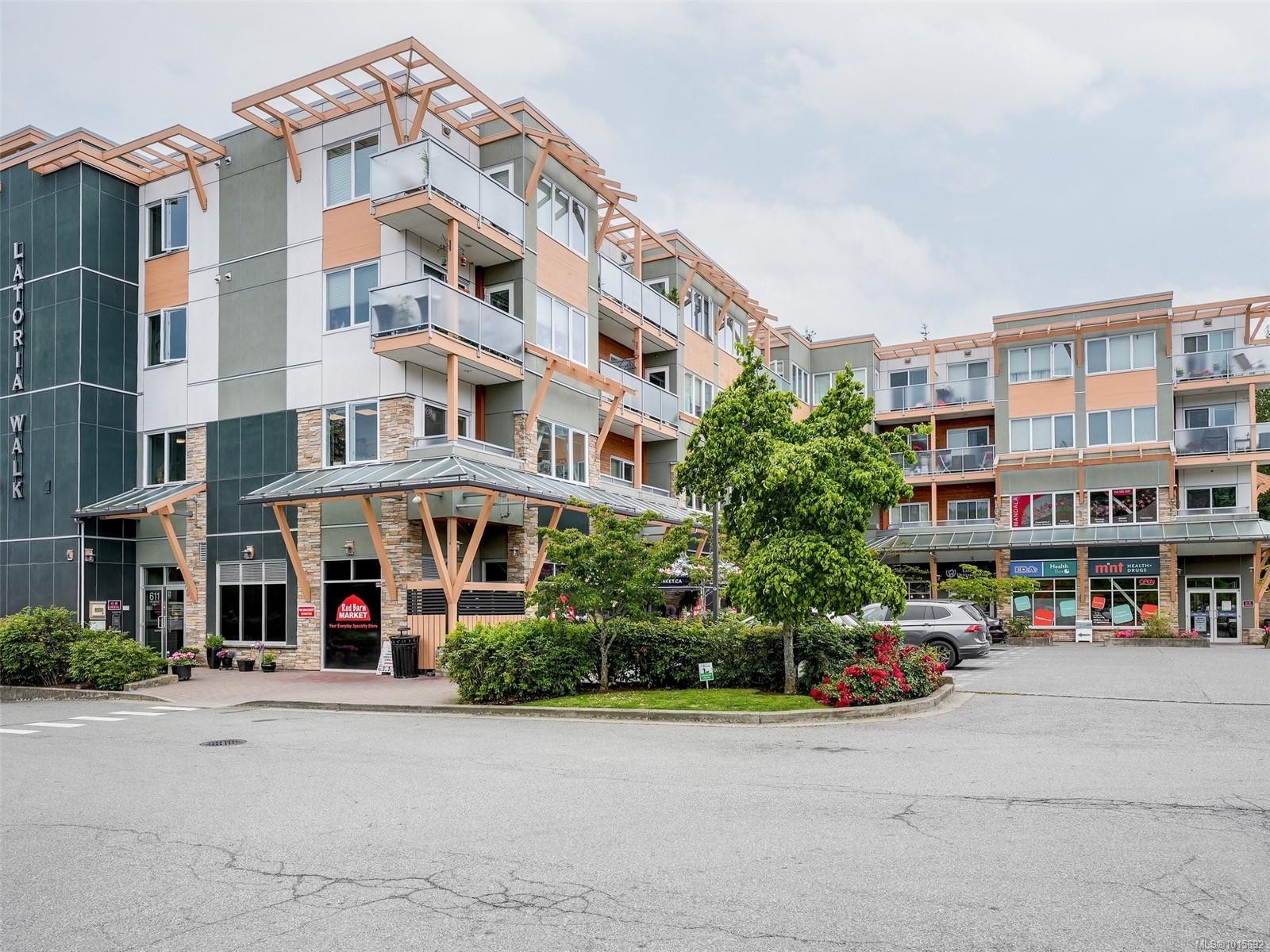 307-611 Brookside Rd, Colwood, BC - Outdoor With Balcony With Facade