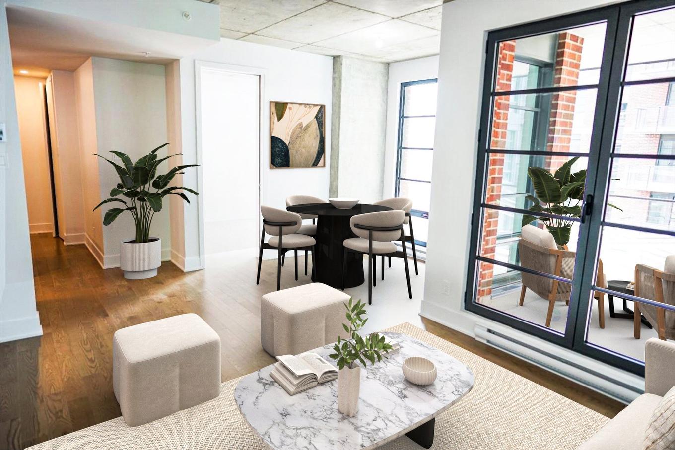 Salle à manger - 409-1320 Rue Olier, Montréal (Le Sud-Ouest), QC - Indoor