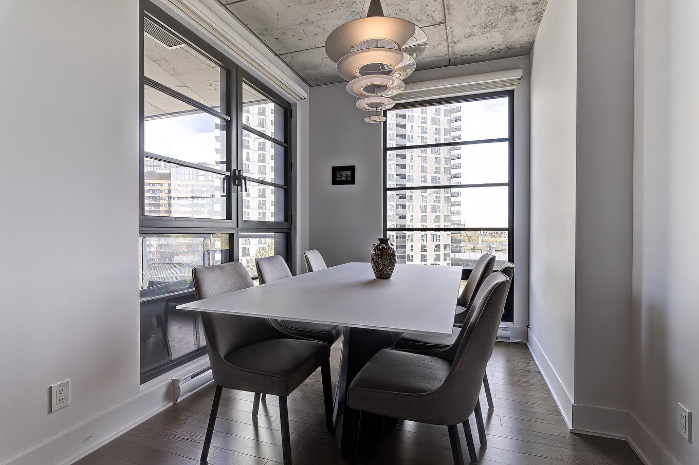 Salle à manger - 802-1320 Rue Olier, Montréal (Le Sud-Ouest), QC - Indoor Photo Showing Dining Room