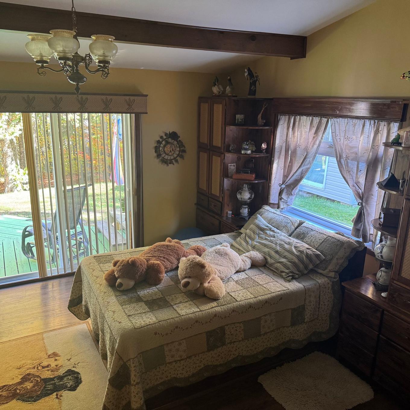 Chambre à coucher principale - 291 Ch. De La Coureuse, Saint-Mathieu-Du-Parc, QC - Indoor Photo Showing Bedroom