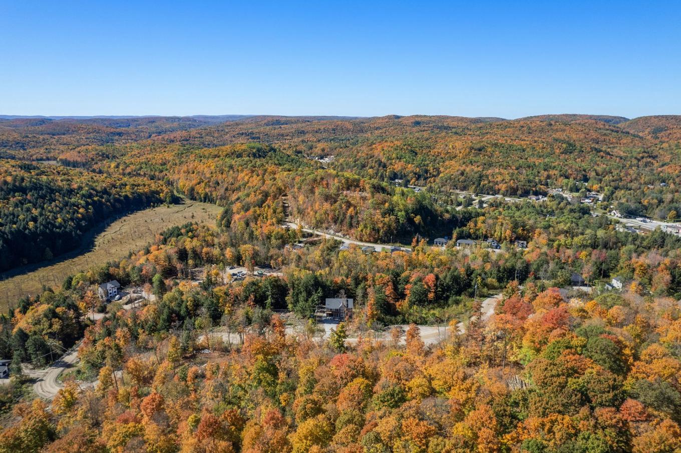 Aerial photo - 66 Ch. Des Lueurs, Val-Des-Monts, QC - Outdoor With View