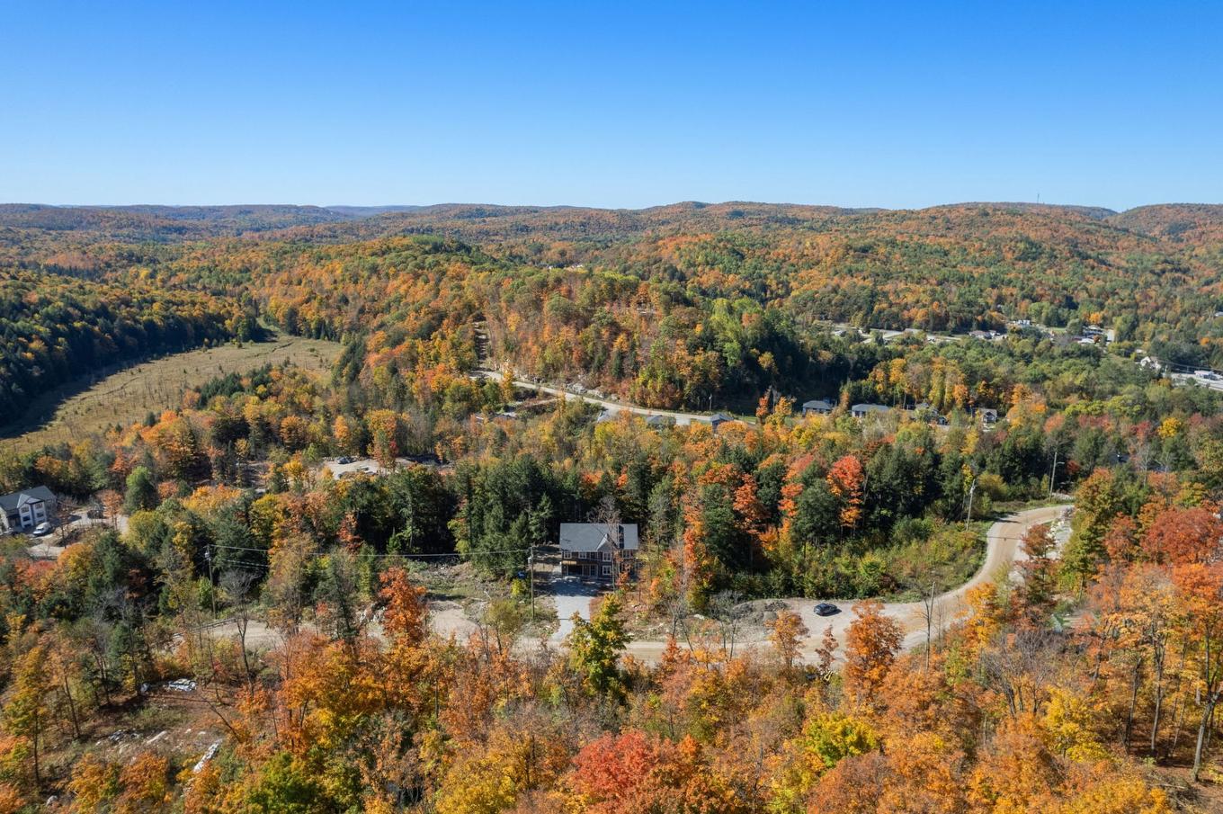 Aerial photo - 66 Ch. Des Lueurs, Val-Des-Monts, QC - Outdoor With View