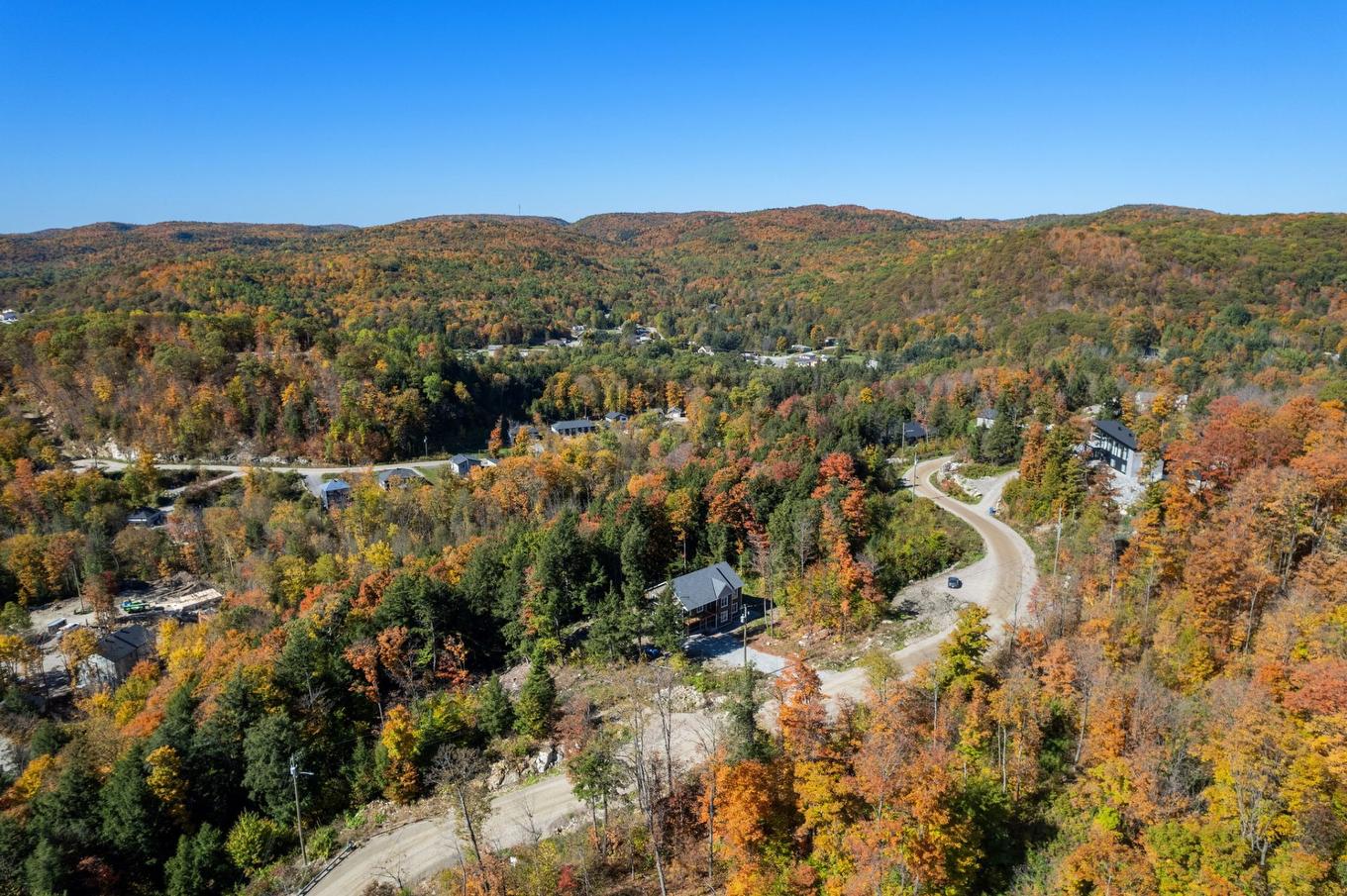 Aerial photo - 66 Ch. Des Lueurs, Val-Des-Monts, QC - Outdoor With View