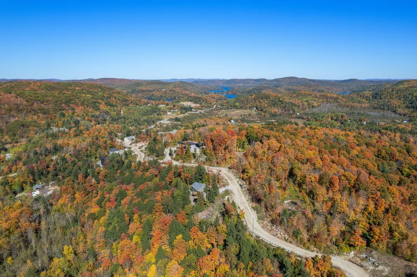 Aerial photo - 66 Ch. Des Lueurs, Val-Des-Monts, QC - Outdoor With View