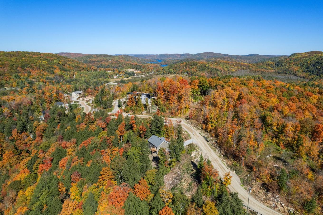 Aerial photo - 66 Ch. Des Lueurs, Val-Des-Monts, QC - Outdoor With View