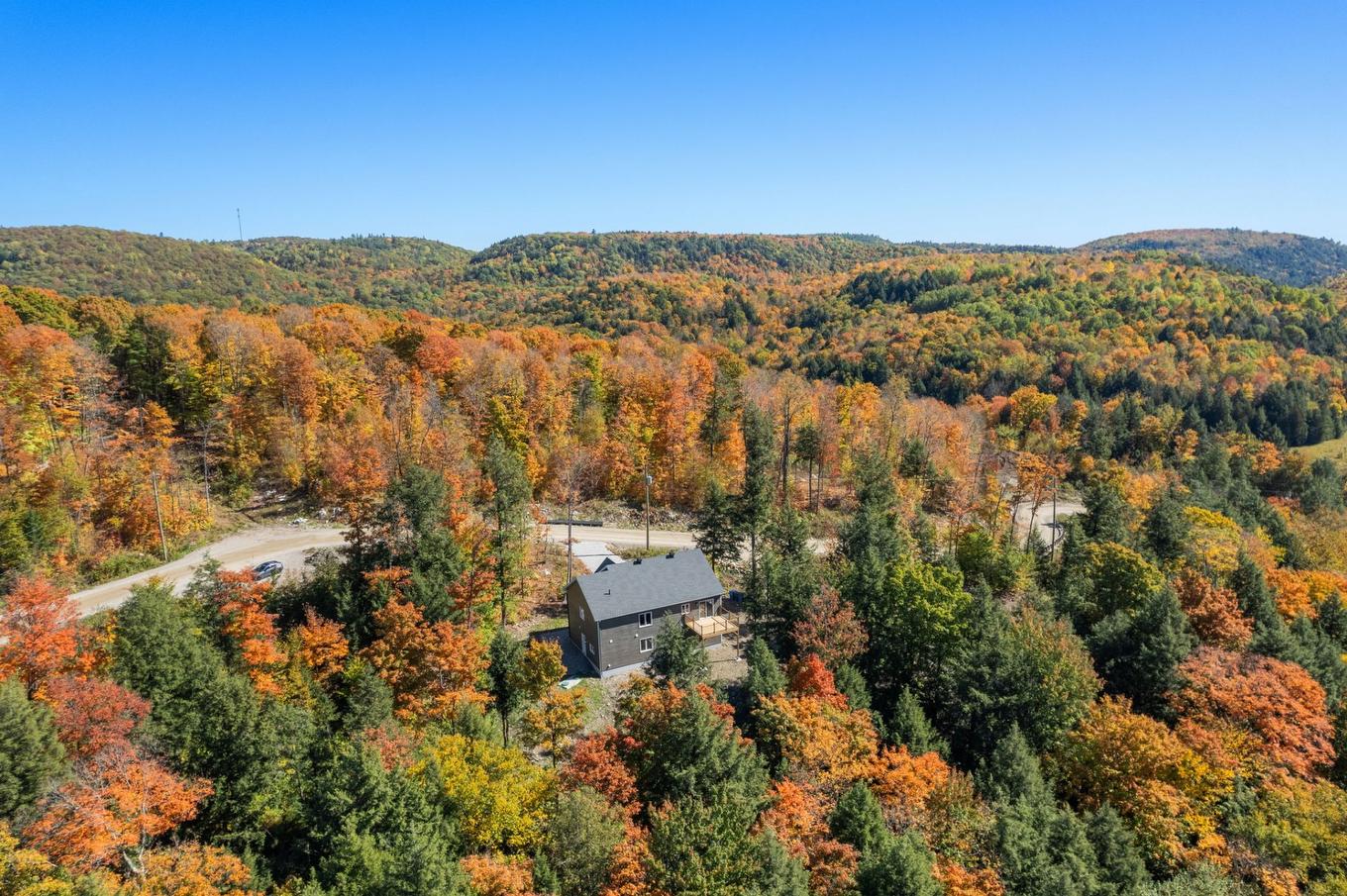 Aerial photo - 66 Ch. Des Lueurs, Val-Des-Monts, QC - Outdoor With View
