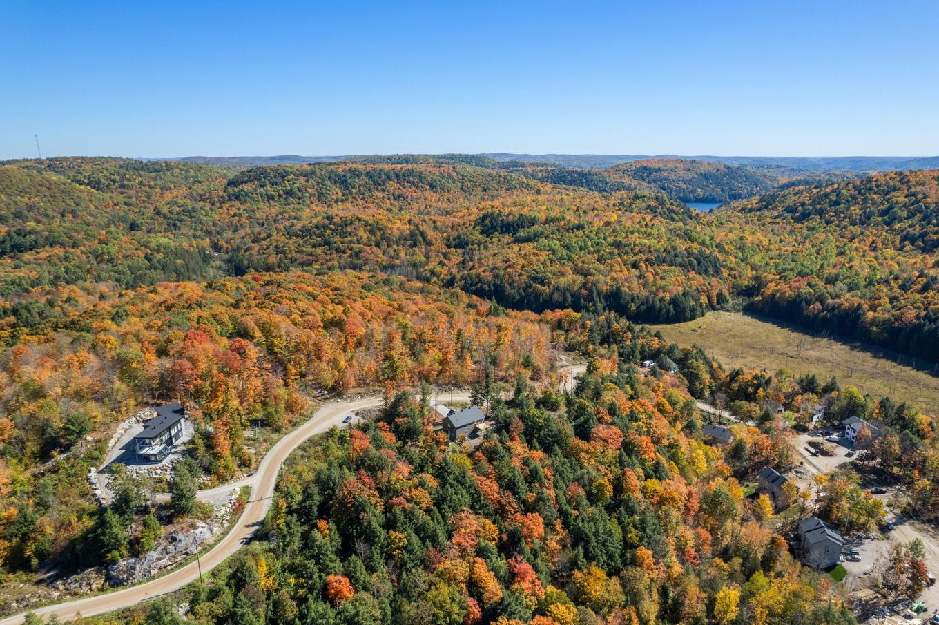 Aerial photo - 66 Ch. Des Lueurs, Val-Des-Monts, QC - Outdoor With View