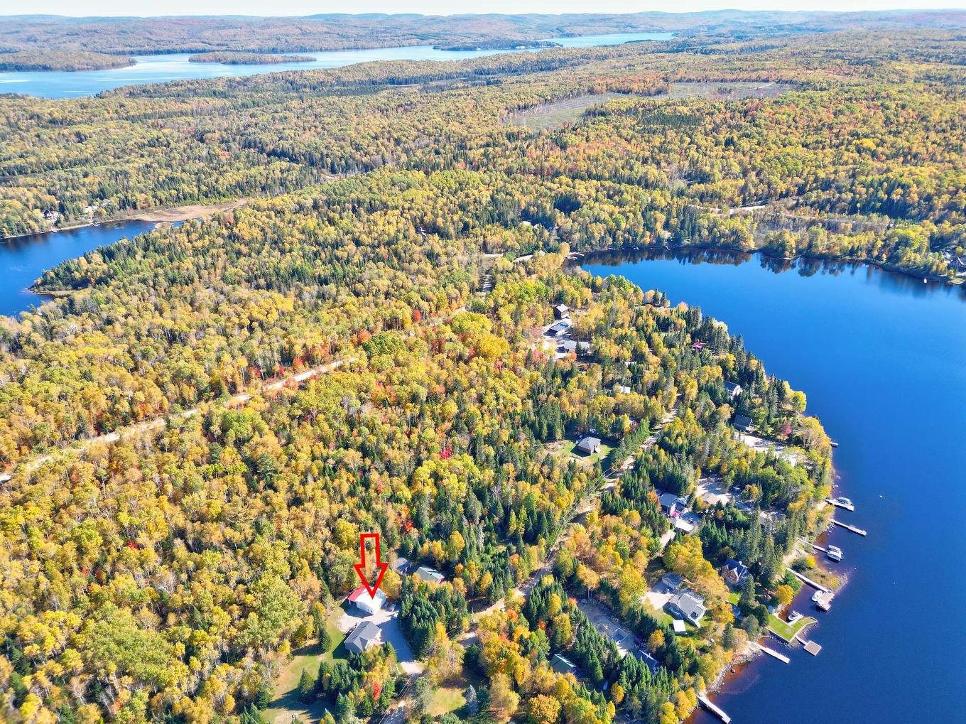 Overall view - 172 Ch. Du Domaine, Saint-Michel-Des-Saints, QC - Outdoor With Body Of Water With View