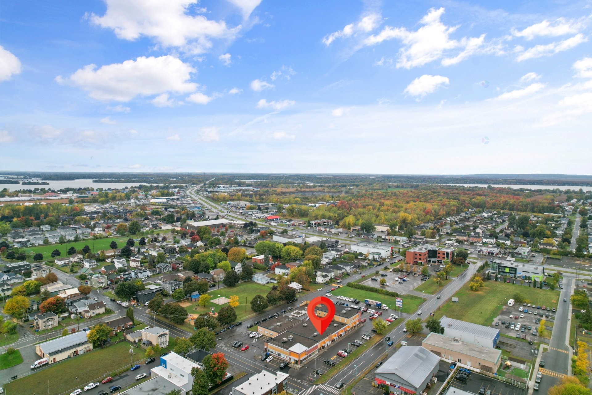 Aerial View - 4-85 Rue Notre-Dame, Salaberry-De-Valleyfield, QC - Outdoor With View