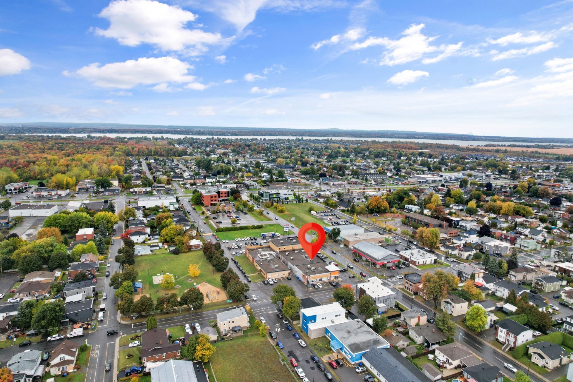 Aerial View - 4-85 Rue Notre-Dame, Salaberry-De-Valleyfield, QC - Outdoor With View