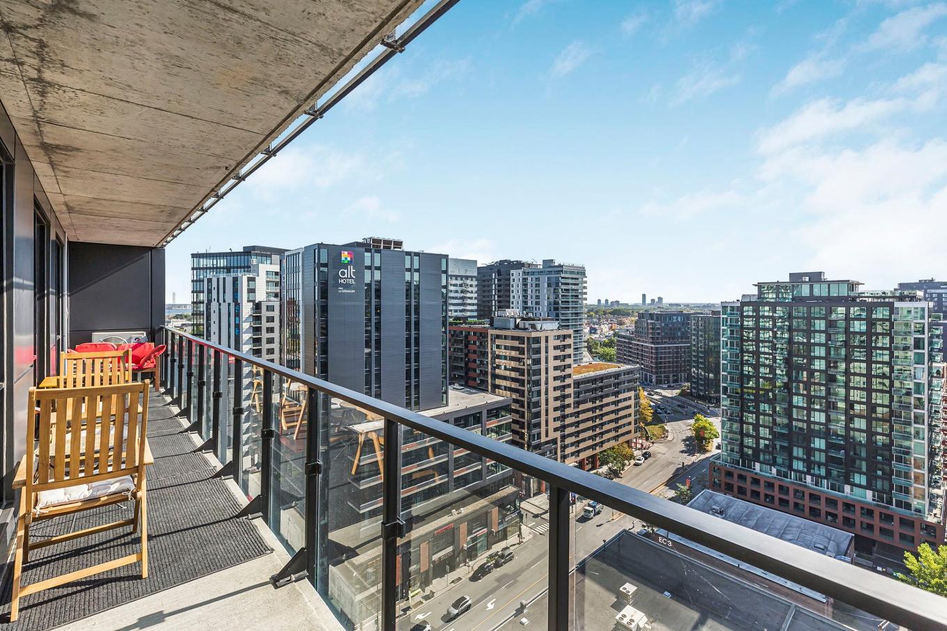 Vue - 1702-195 Rue Peel, Montréal (Le Sud-Ouest), QC - Outdoor With Balcony With View