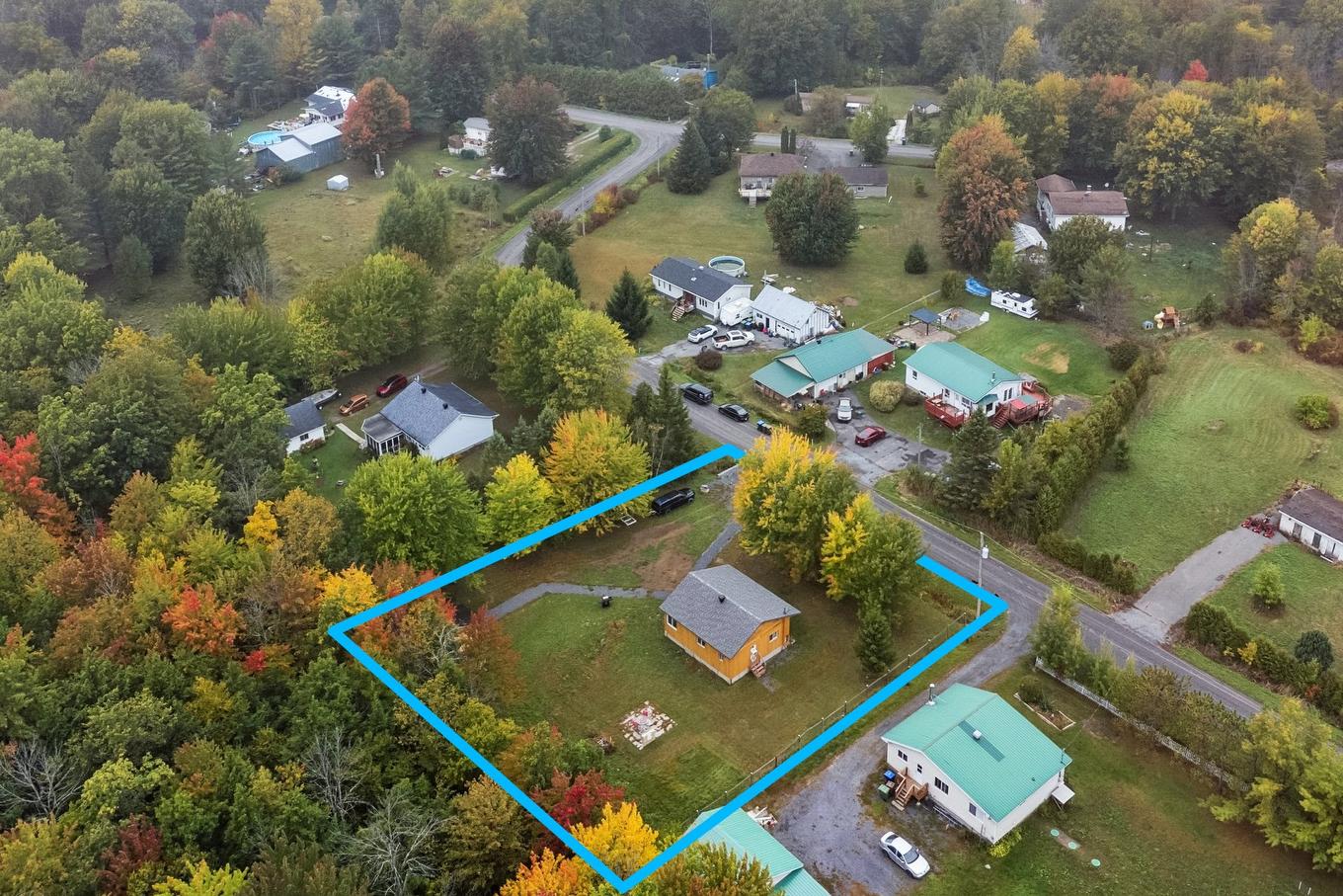 Aerial photo - 48 Rue Ginette, Noyan, QC -